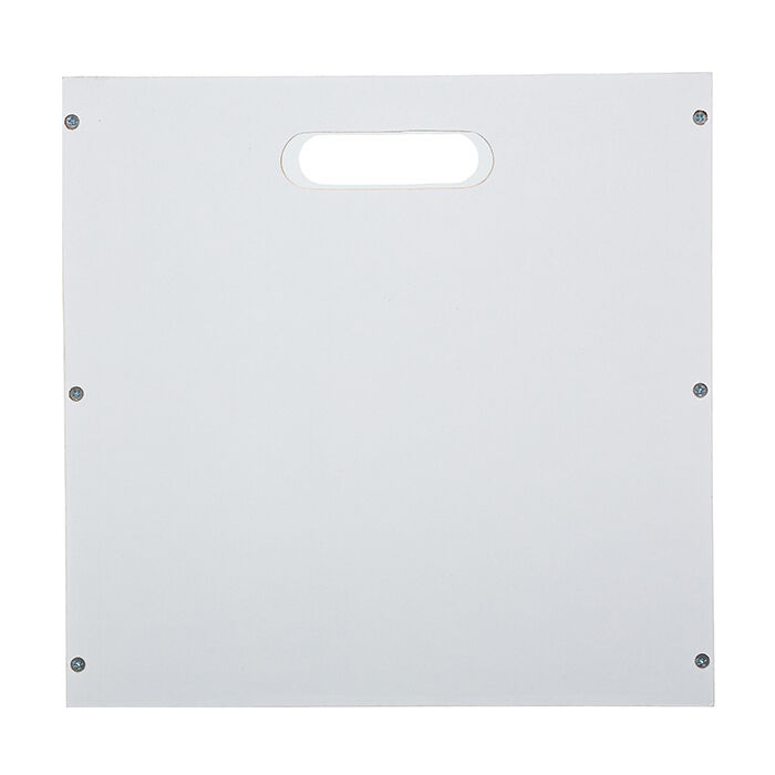 Storage box white in wood, , large