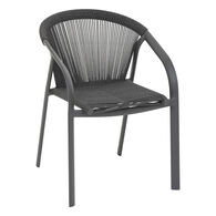 Cadeira Riu Cinza Antracite E Graphite