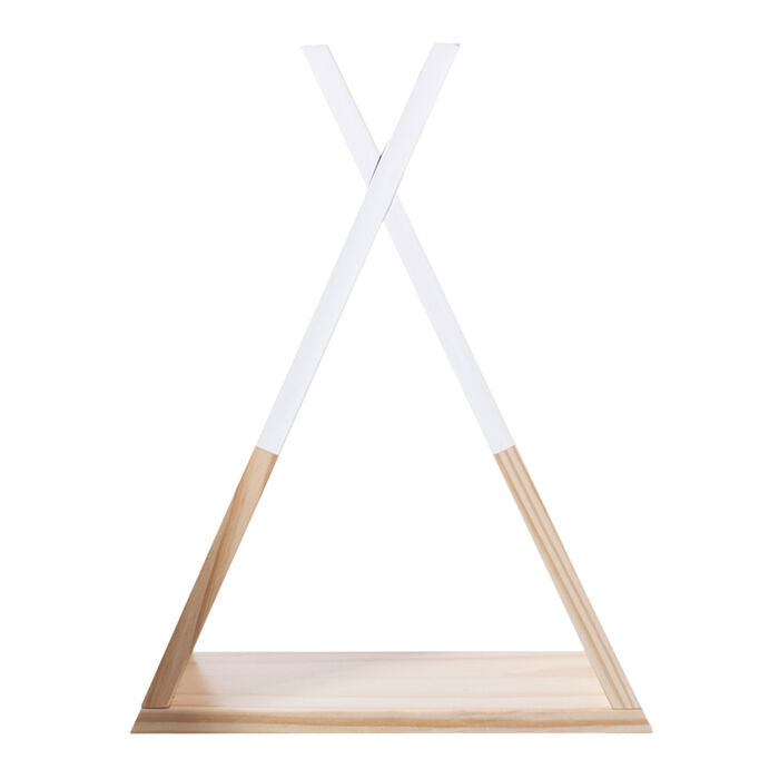 Prateleira TIPI de madeira 39x10x30cm, , large