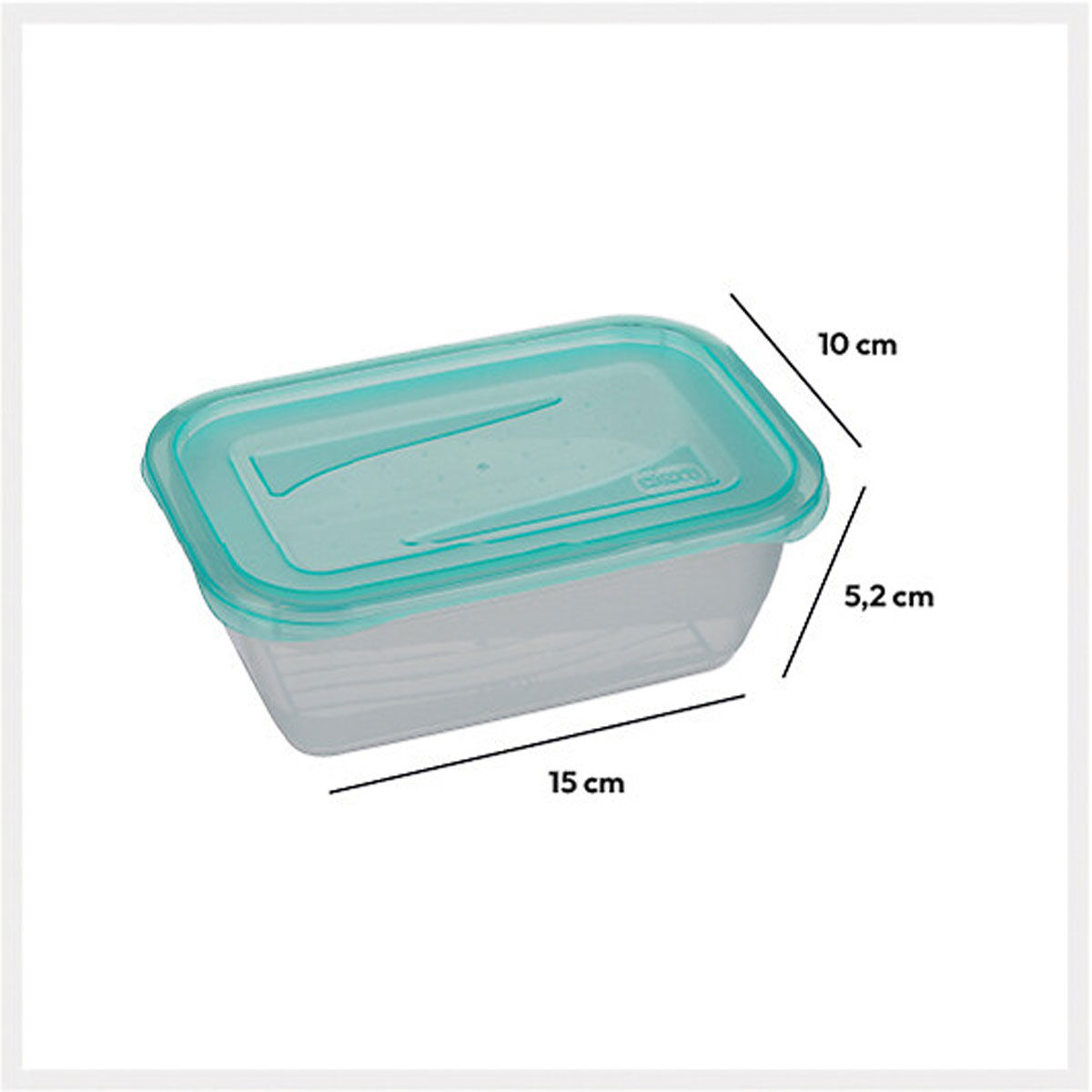 Set of boxes with lid blue, , large