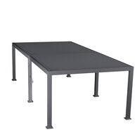 P&eacute;rgola &Eacute;VORA gris graphite 3,6x6m