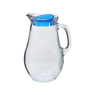 Jarra Bistro C/Tapa De Pl&aacute;stico Azul 