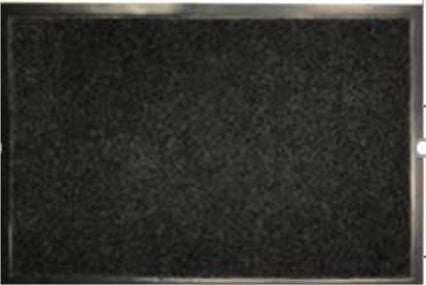 Tapete de entrada cinza escuro 60x80cm, , large