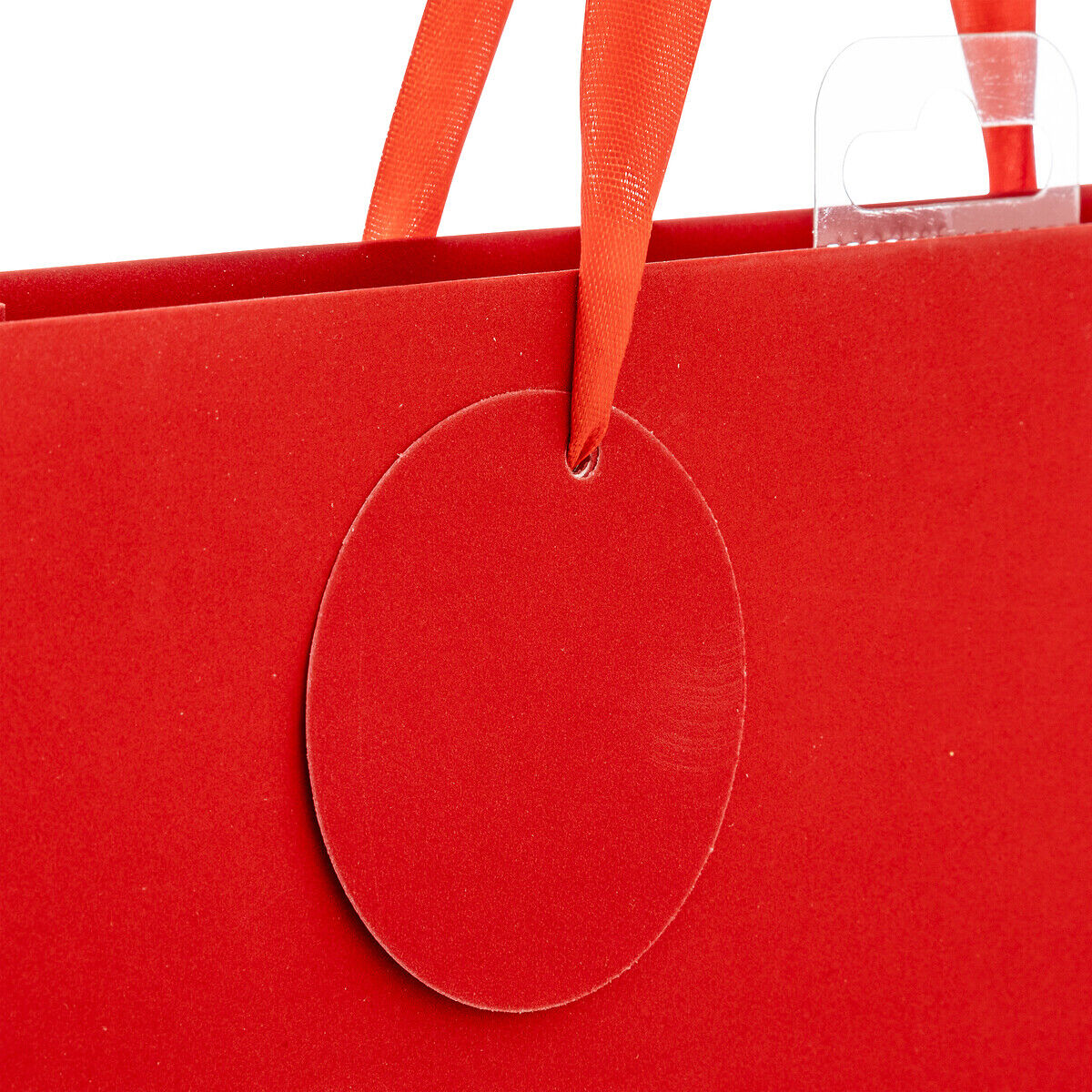 Saco de oferta vermelho com brilhantes 33x13,7cm, , large