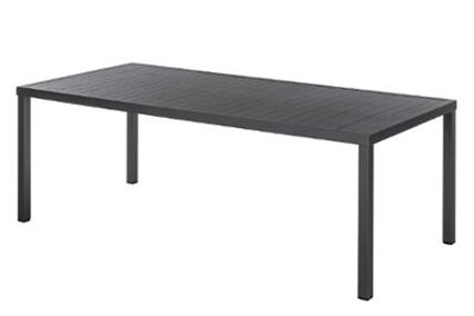 Mesa fixa PIAZZA retangular em alumínio, , large
