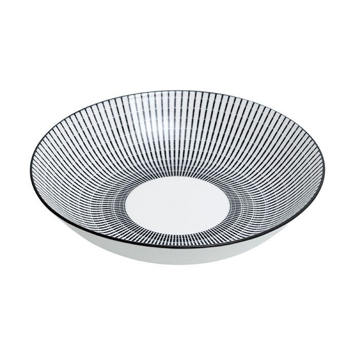 Prato de sopa 20,5cm LUNIS preto, , large