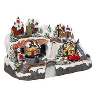 Aldea Estaci&oacute;n con Pap&aacute; Noel con Lum/Mov/Mus