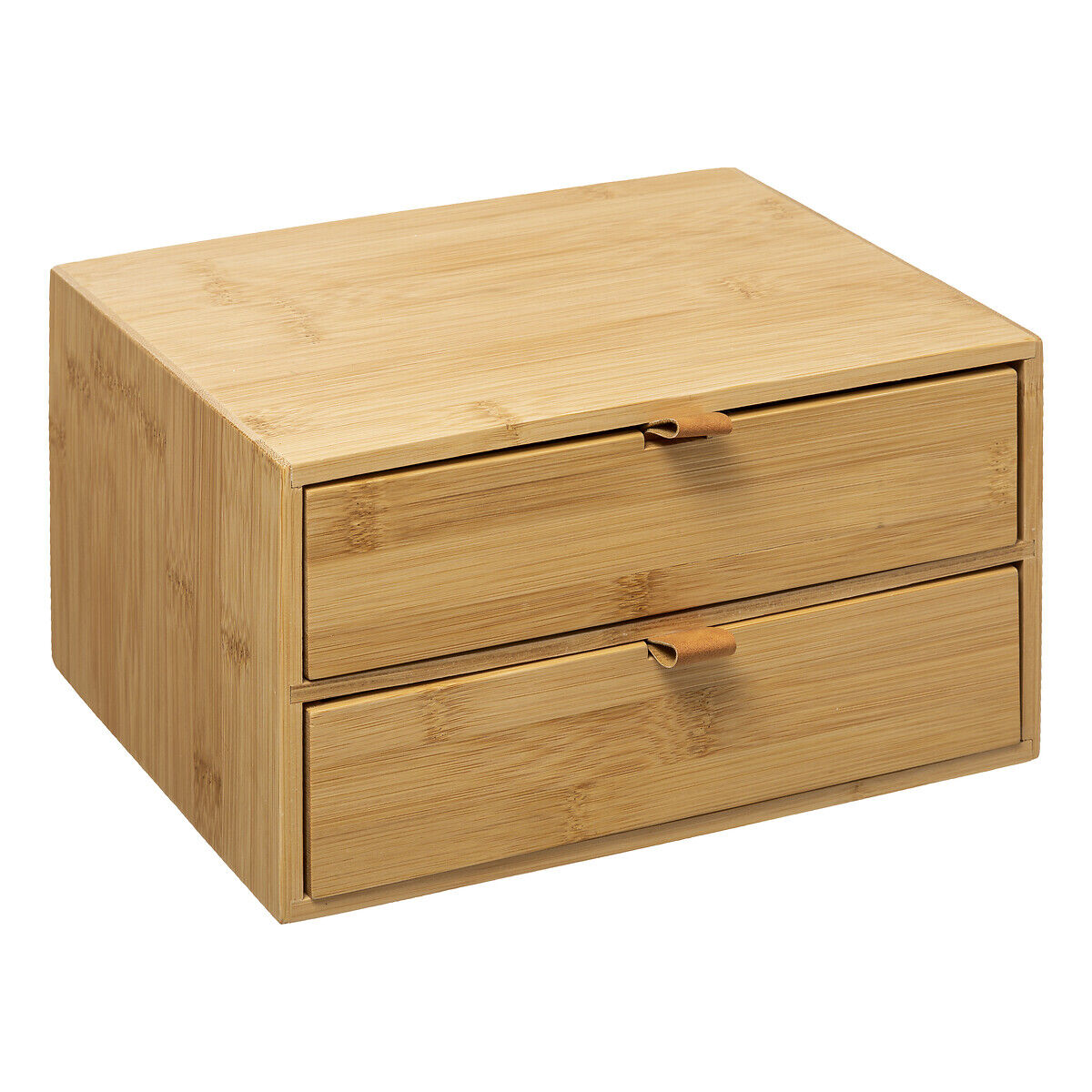 Organizador wc com 2 gavetas em bambu, , large