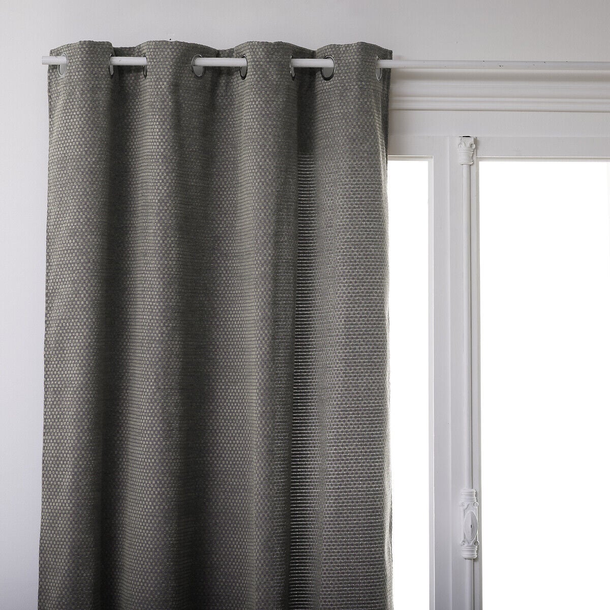 Cortina CHEN veludo cinza 140x260cm, , large