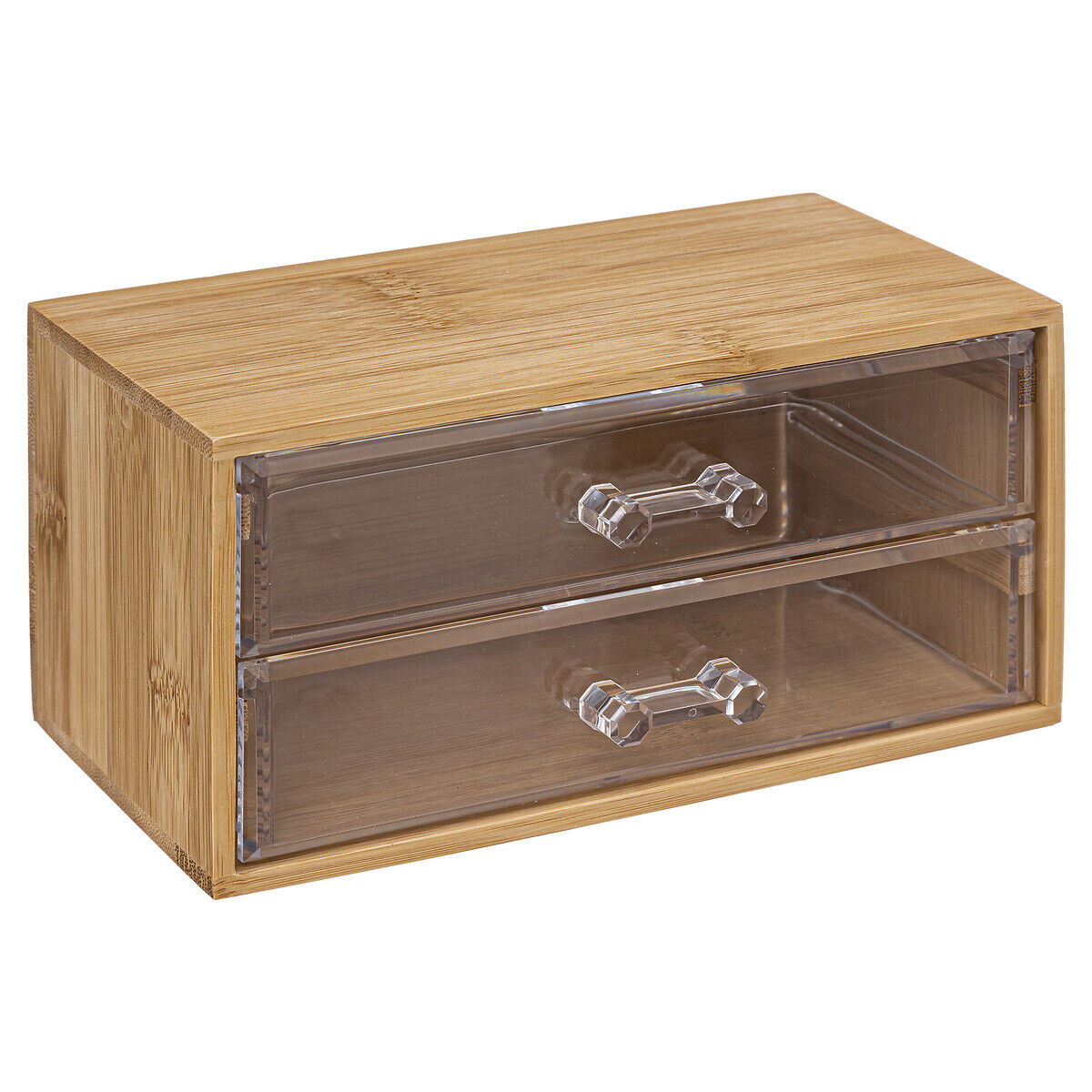 Organizador wc com 2 gavetas em bambu, , large
