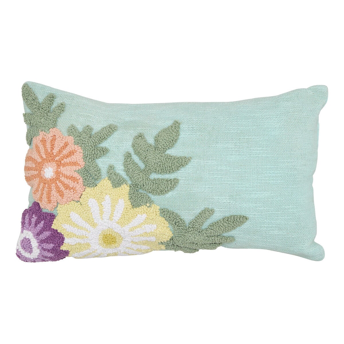 Almofada FLEURS SAUVAGES verde 30x40cm, , large