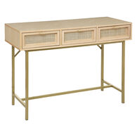 Consola RAYO beige con 3 cajones