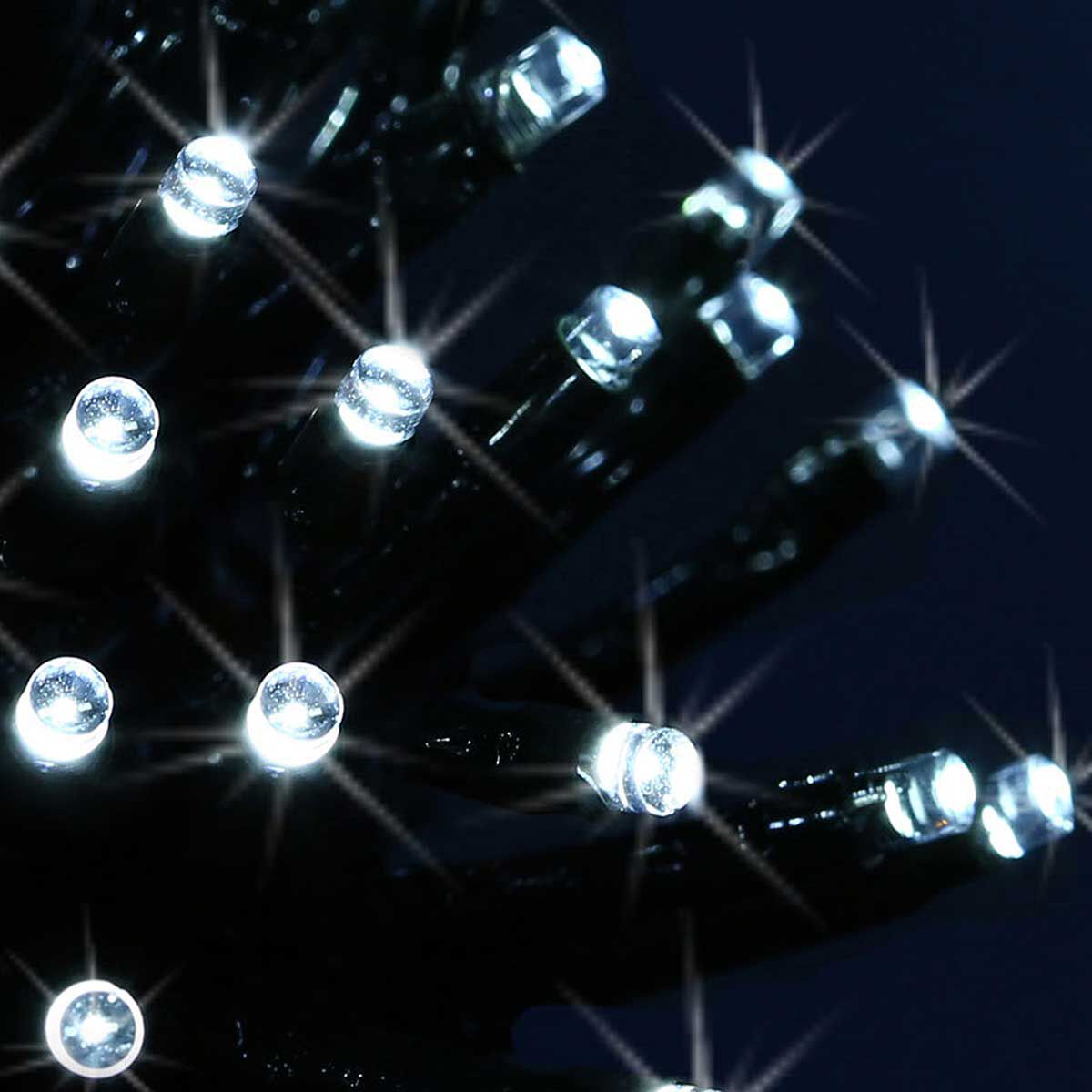 Série luminosa de natal branco frio 80 leds 8m, , large