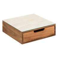 Caja para cápsulas de café de madera de acacia