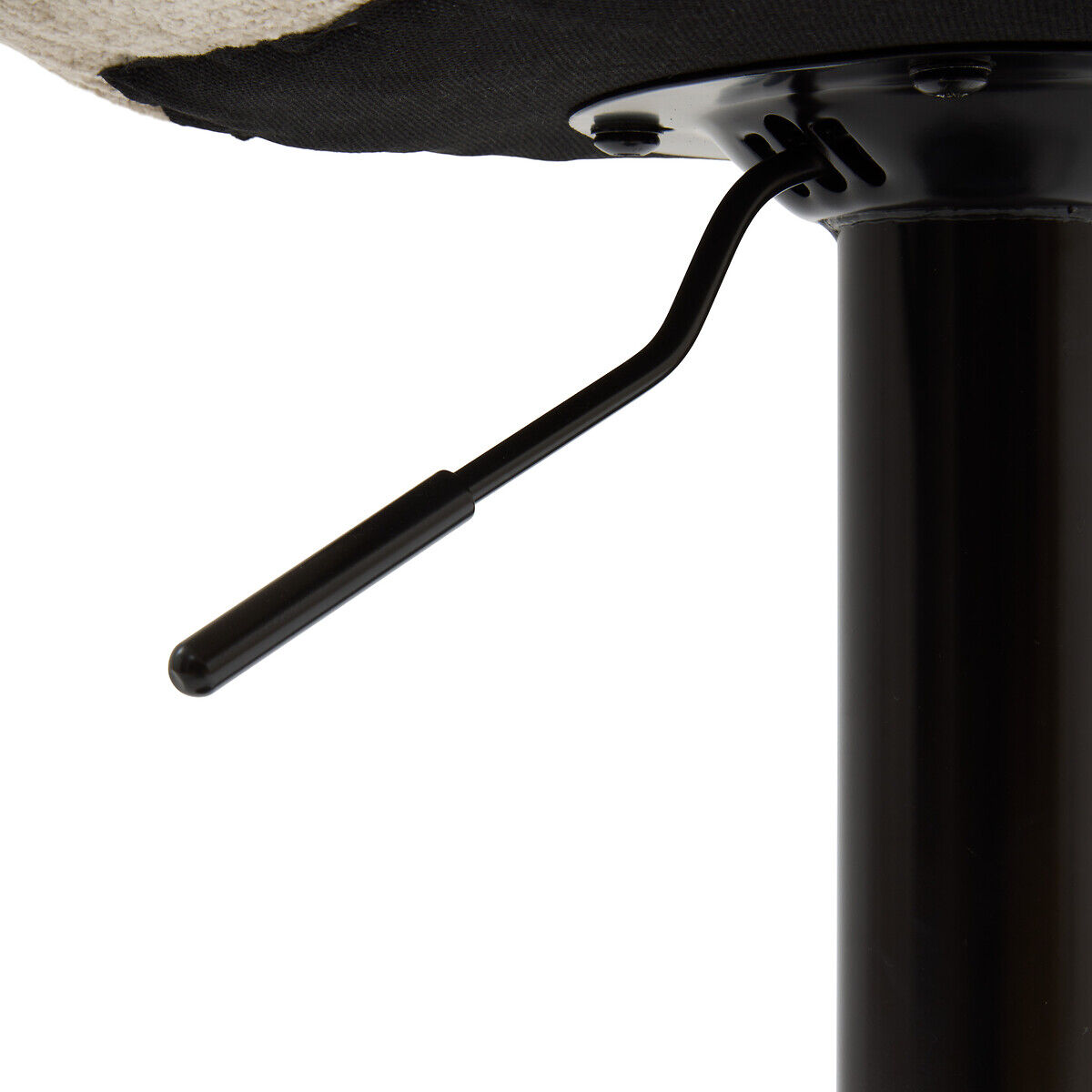 Adjustable bar stool CIREA in fabric, , large