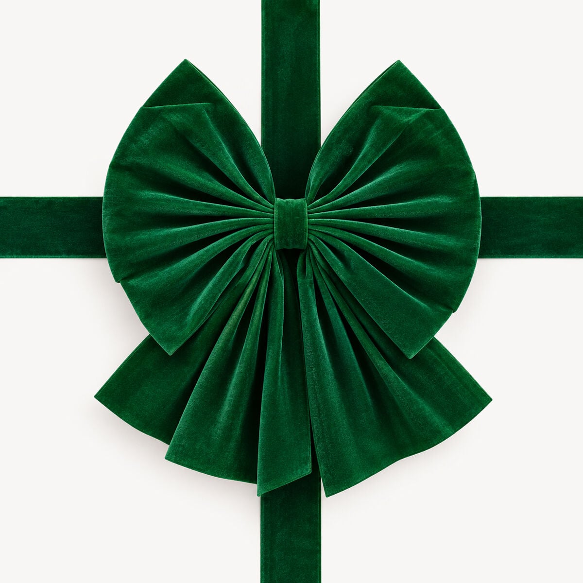 Laço para porta verde e dourado em tecido 64cm, , large