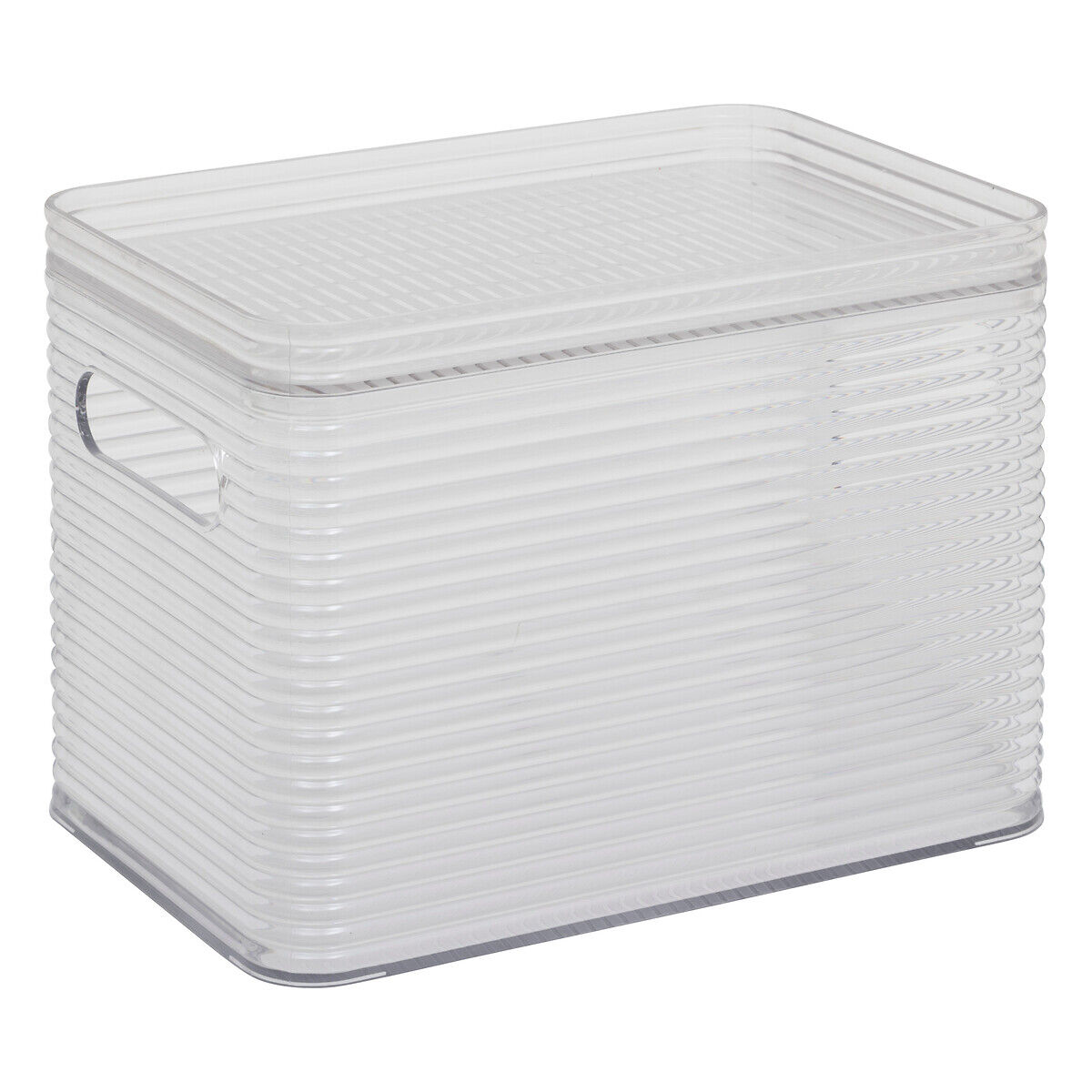 Caixa de arrumação GAMME PLASTOR cinza 4.5l, , large