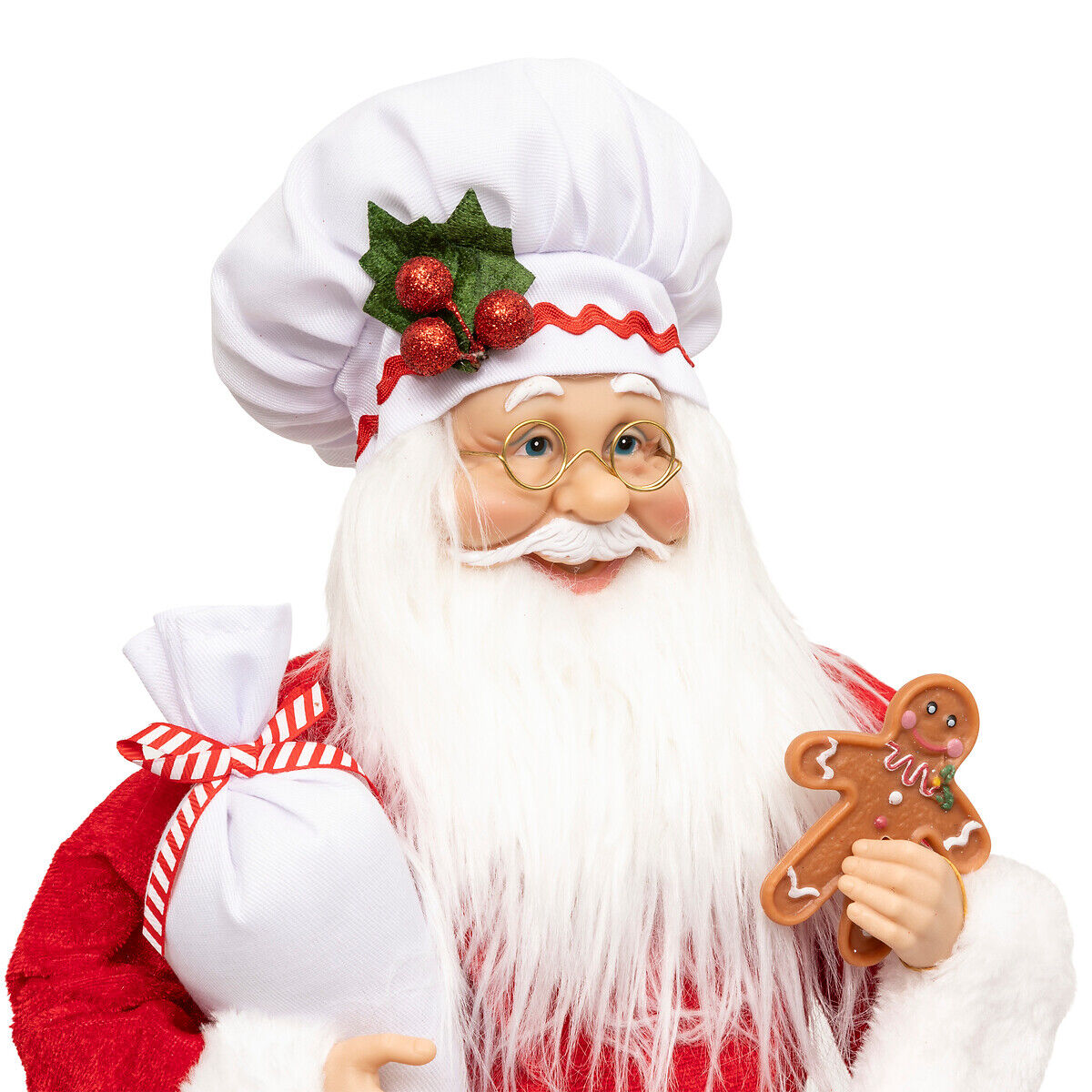 Figura de pai natal pasteleiro Alex 45cm, , large