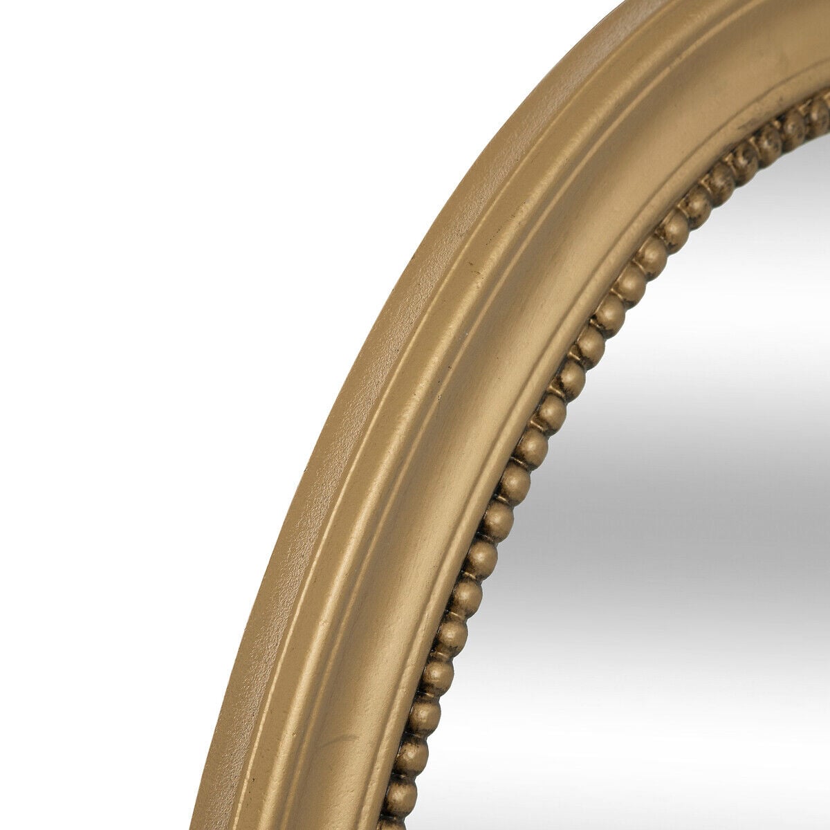 Espelho de parede VICTORIA dourado em mdf 53cm, , large
