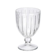 Copa de vino rayas 310ml de vidrio
