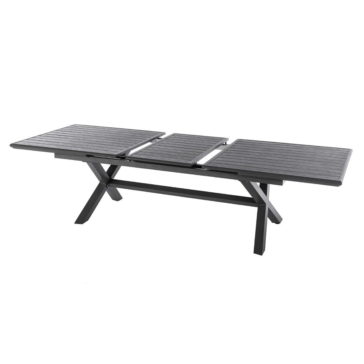 Mesa extensível AXIOME cinza ardósia 220-279cm, , large