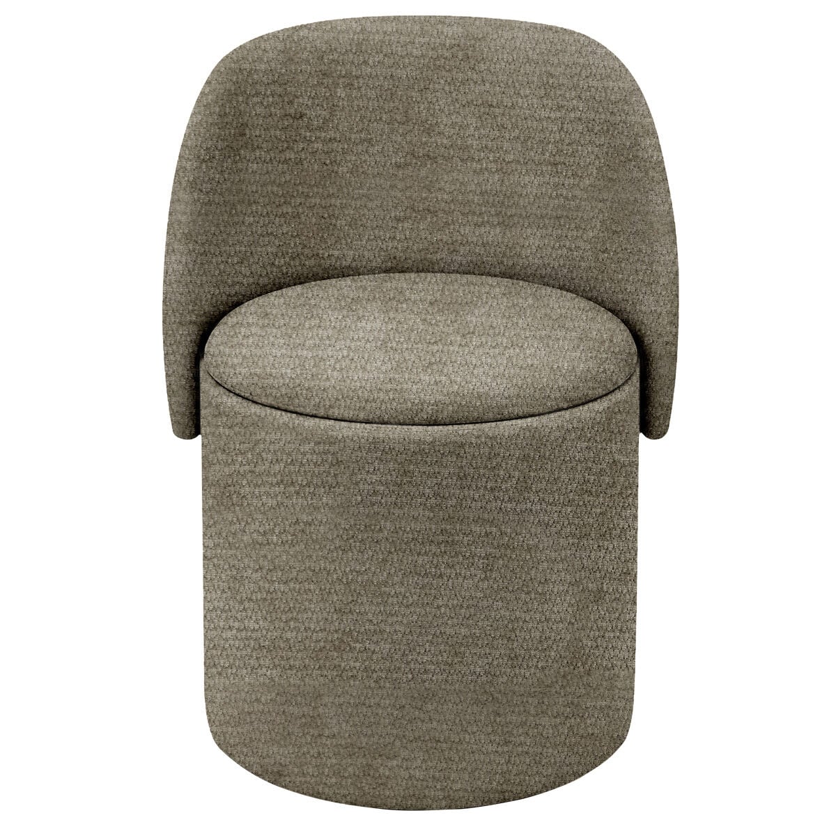 Storage pouffe ochre, , large