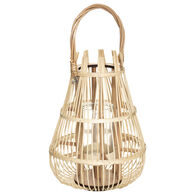 Farol De Rat&aacute;n Beige 37.5Cm