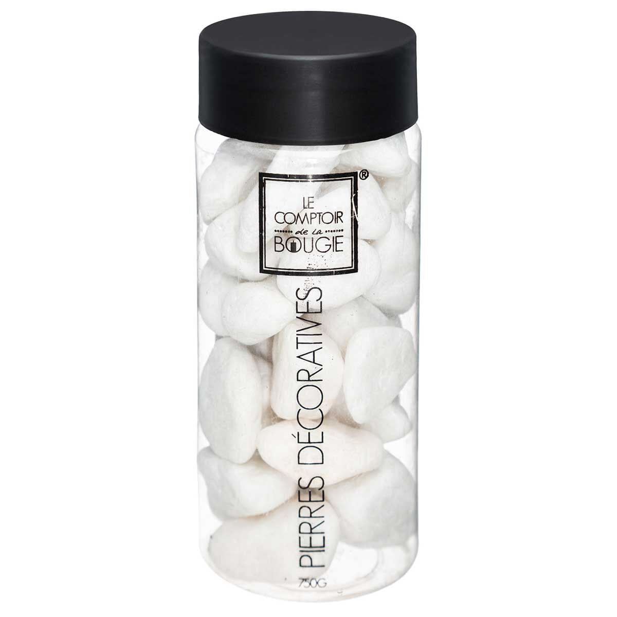 Pedras decorativas brancas grandes 750gr, , large