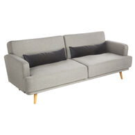 Sof&aacute; cama JACK gris claro de tejido