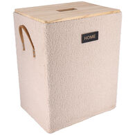 Cesto de ropa wc beige 40x30x51,5cm