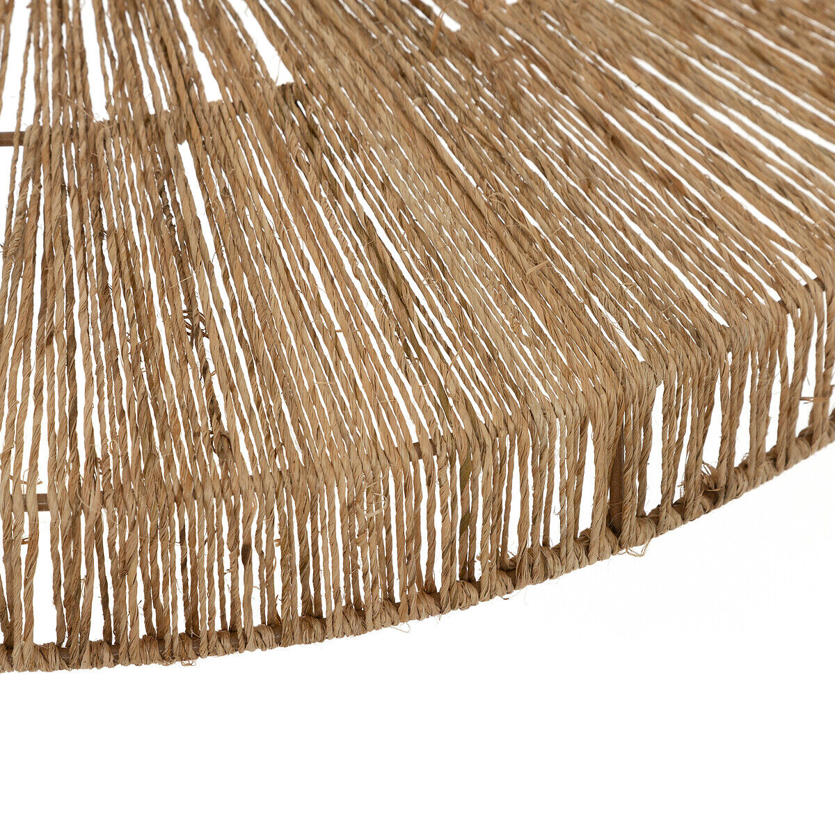 Candeeiro de teto BELLAMY bege em juta 58cm, , large