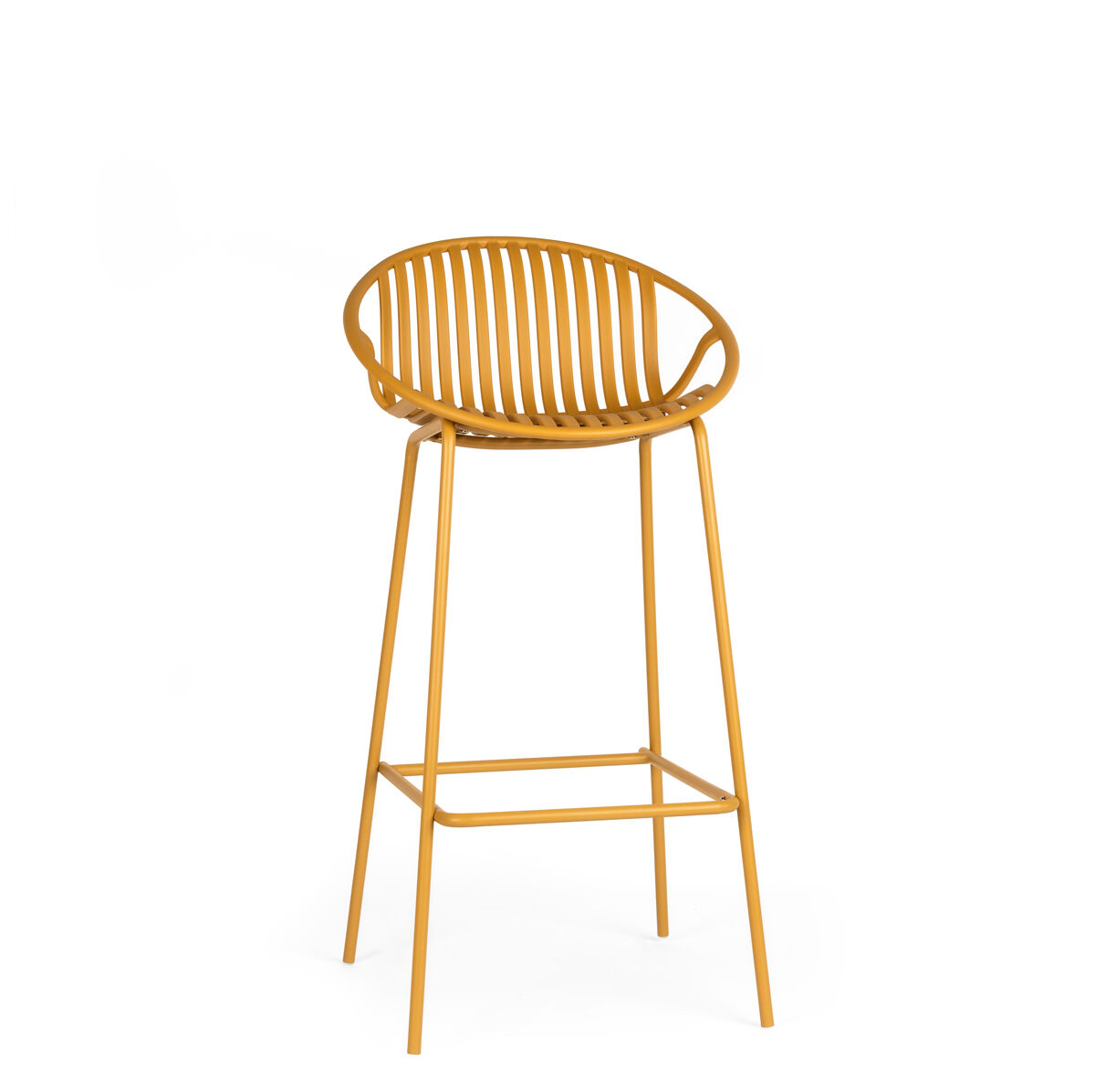Banco bar CLAY amarelo 99cm, , large