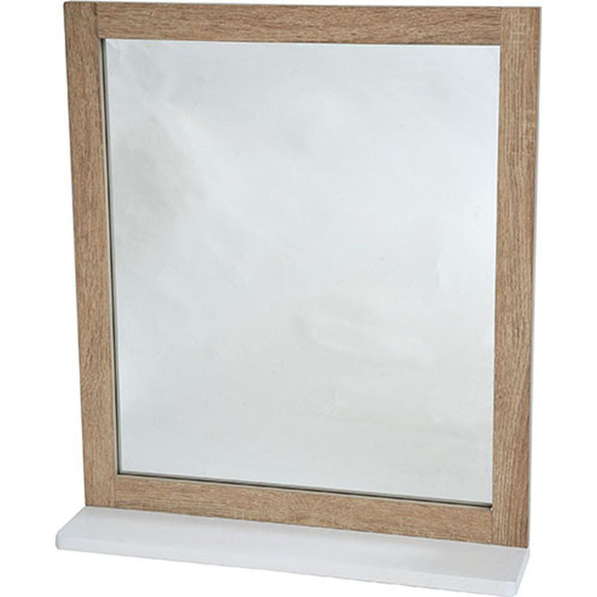 Espelho wc castanho em mdf, , large