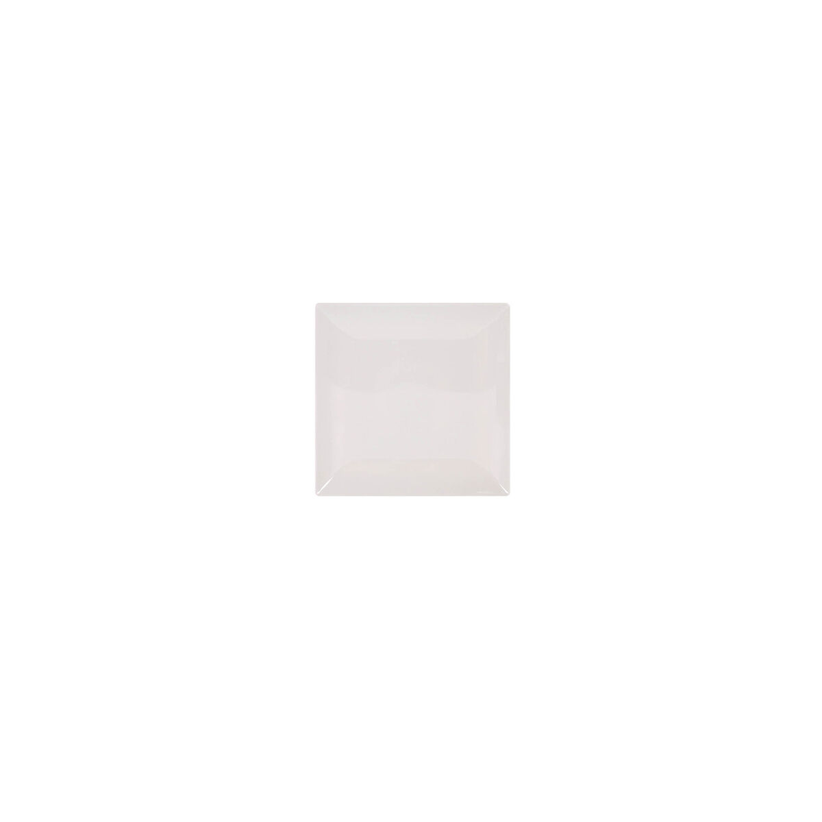 Prato de sobremesa ELITE branco em cerâmica 18cm, , large