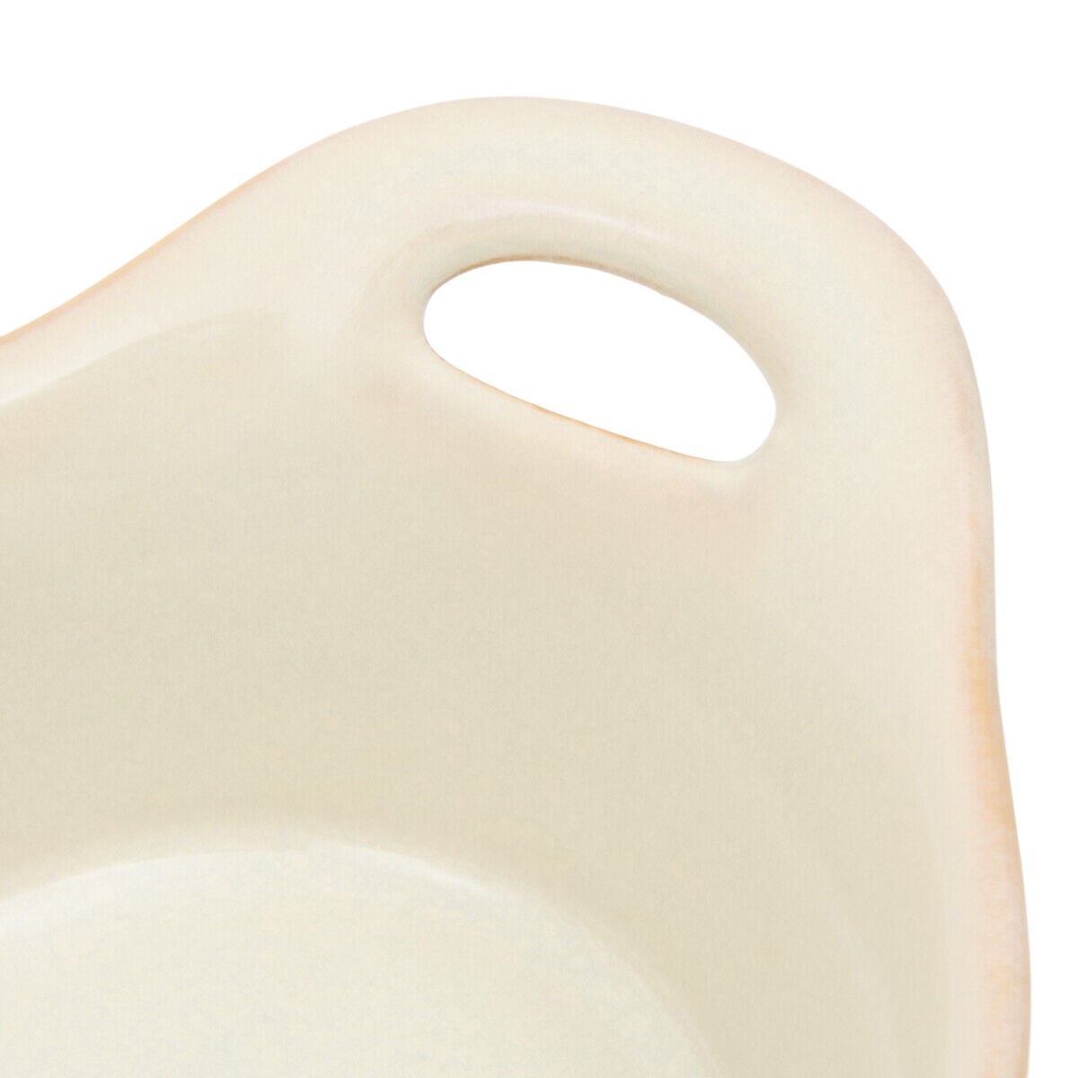 Assadeira oval bege 16cm, , large