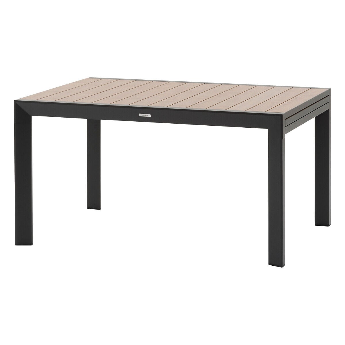 Mesa extensível deslizante para 10 pessoas EVASION castanho em alumínio, , large