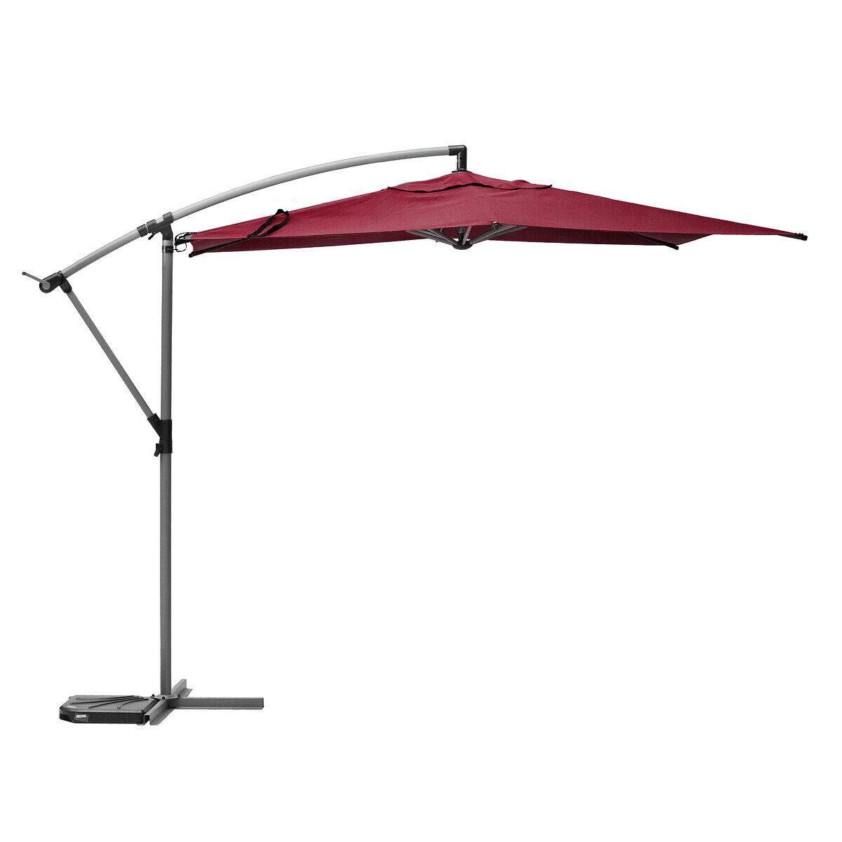 Guarda-sol descentredo MANOA bordeaux 2,40x3m, , large