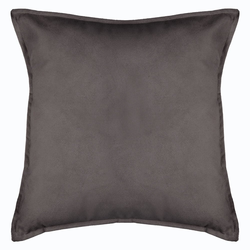 Cojín De Pelo Gris Oscuro 45x45Cm, , large