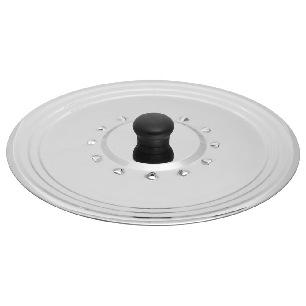 Stainless steel lid for saucepan 22/24, , large