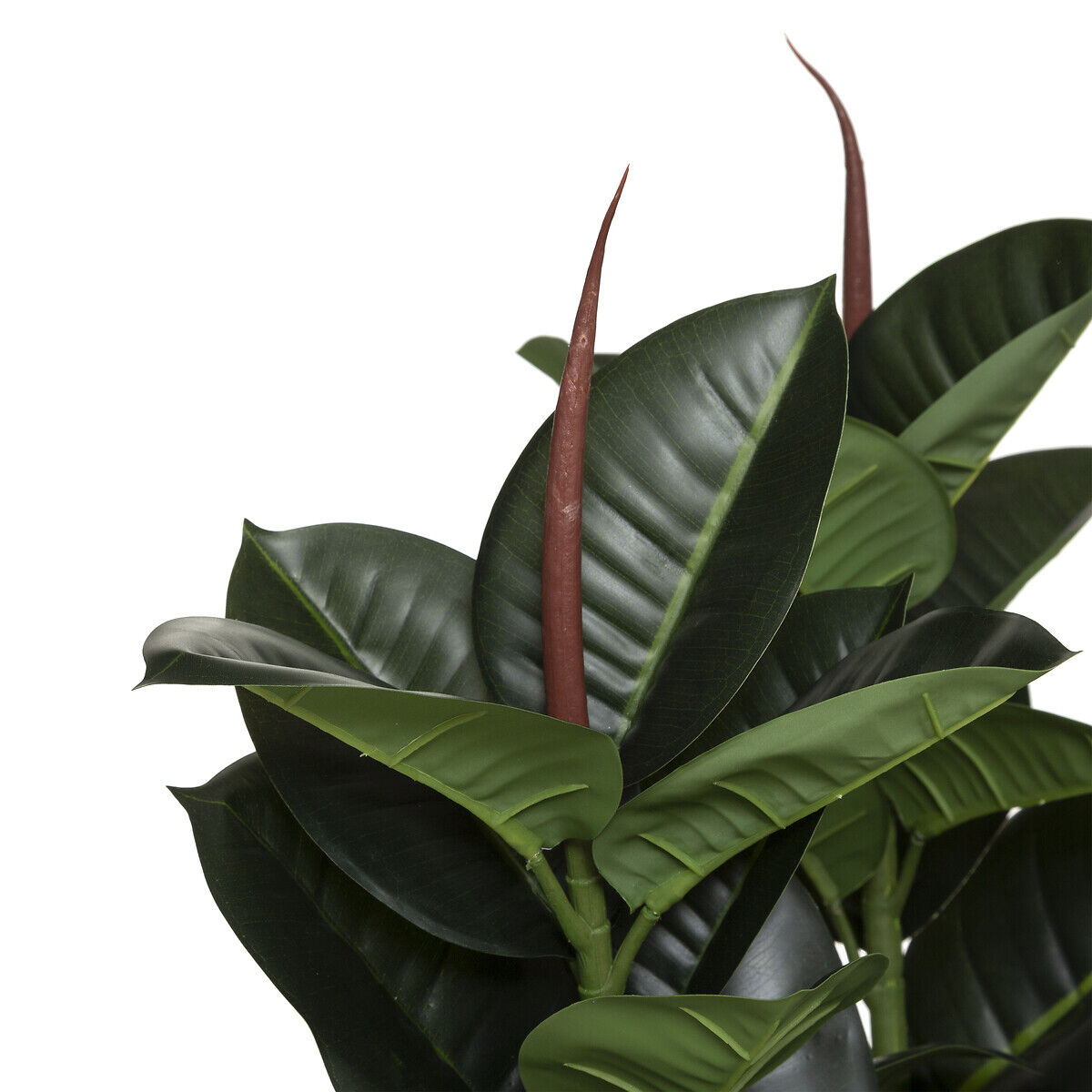Planta ficus verde escura artificial 120cm, , large