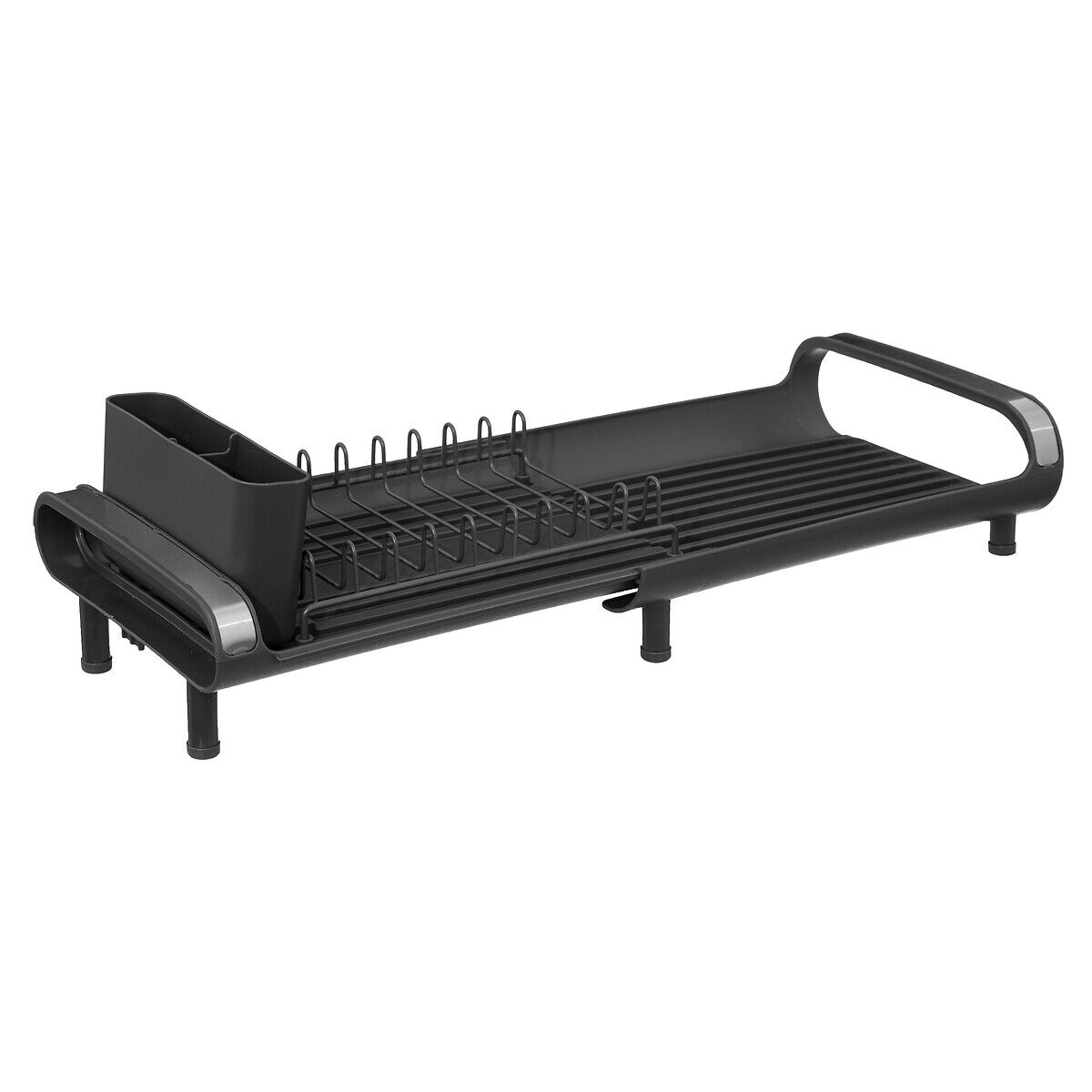 Escorredor de loiça ETIRA extensível cinza escuro, , large