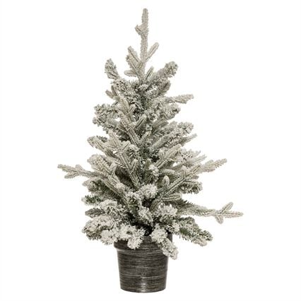 Árbol de Navidad decorativo RICHLAND con nieve , , large