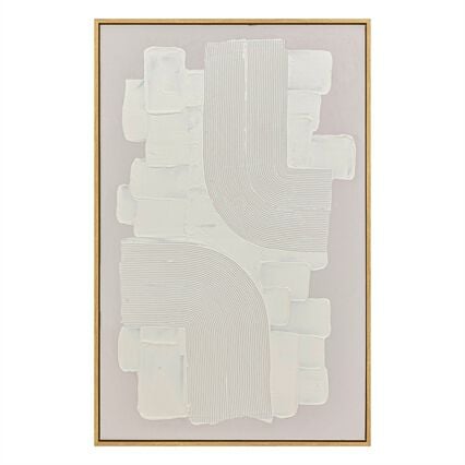 Quadro decorativo MAHALA efeito relevo 75x116cm, , large