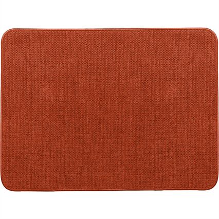 Tapete de entrada HEXAGONE terracota 45x60cm, , large