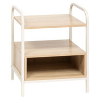 Mesa de noche CURVY beige