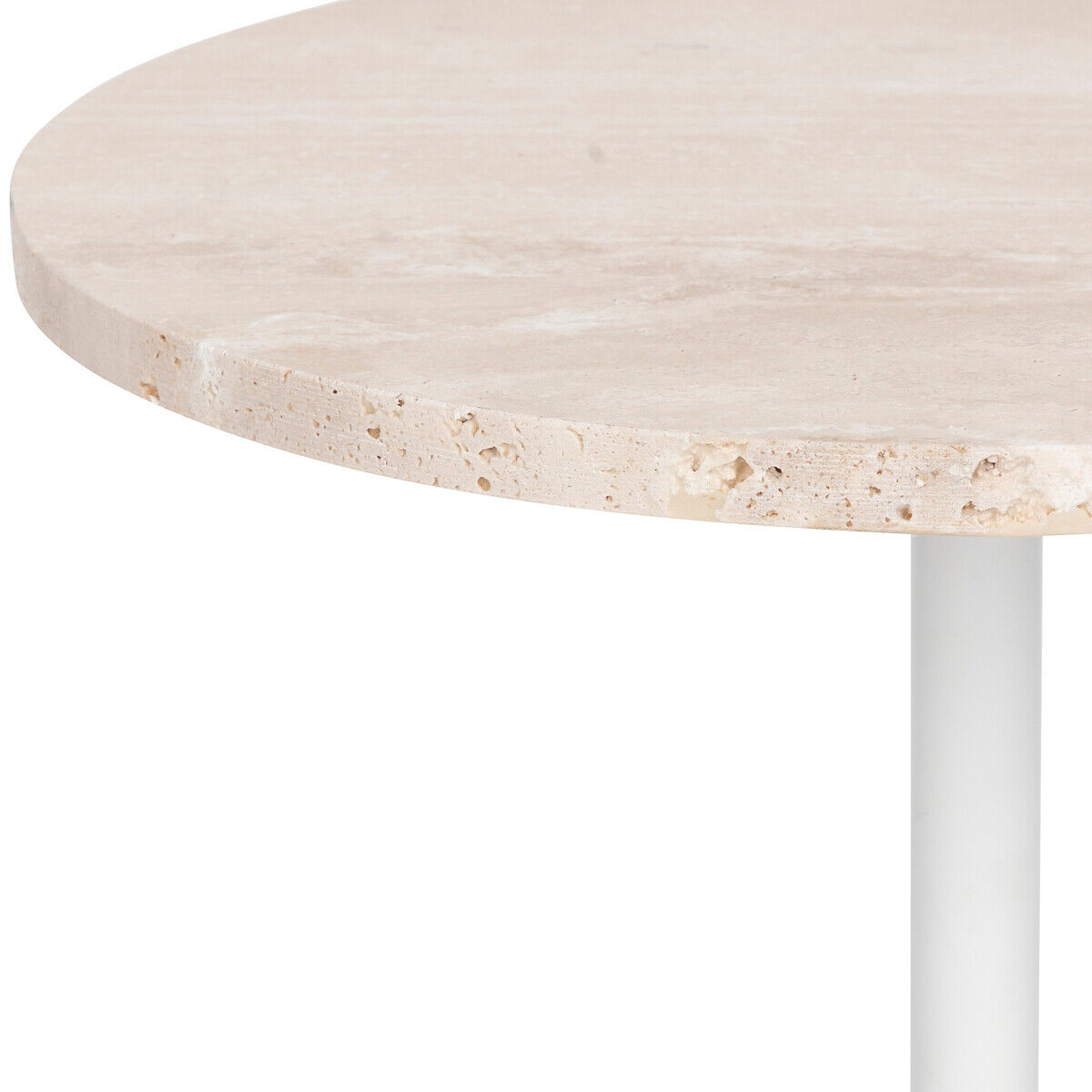 Mesa de apoio CELEN branca em cimento D40x45cm, , large