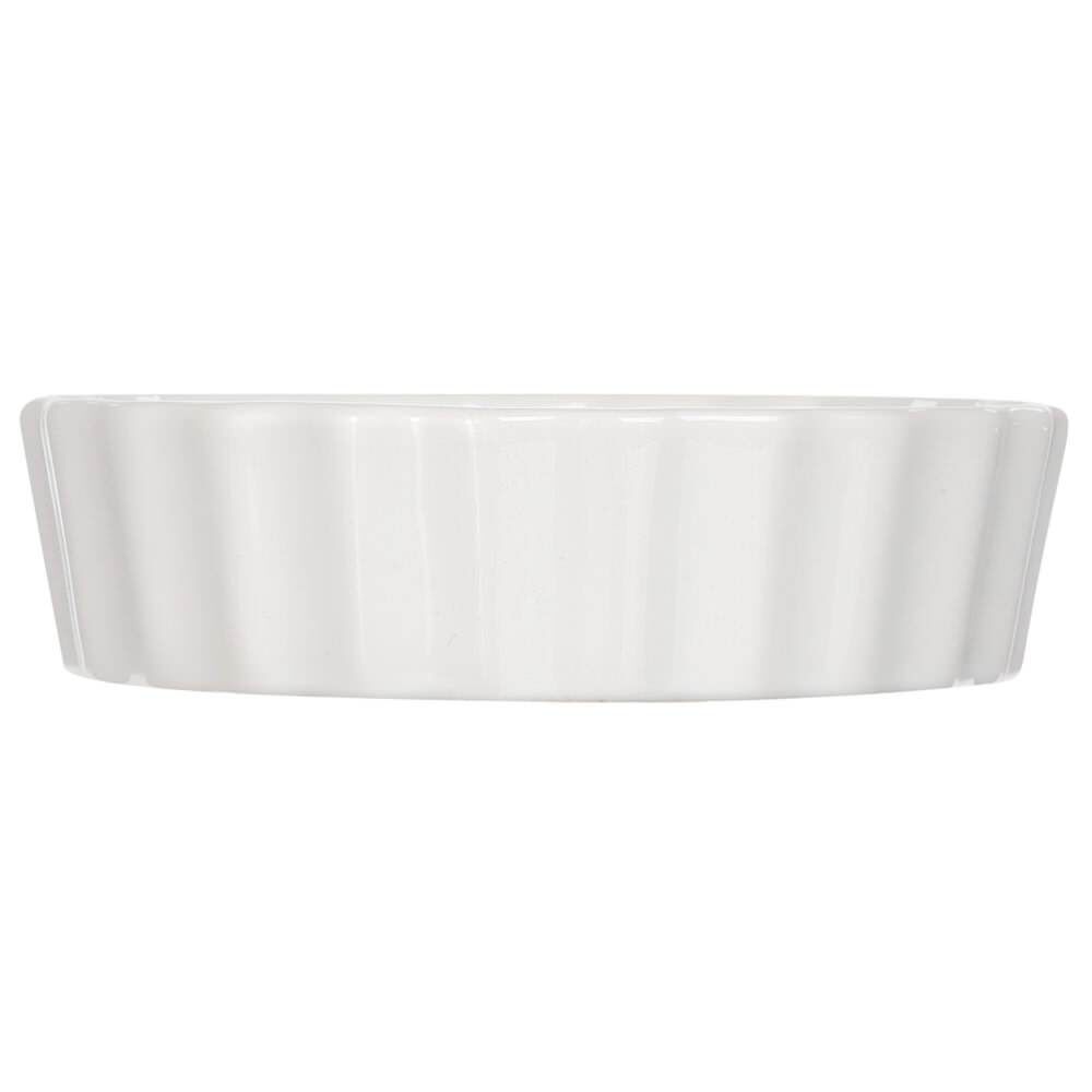 Forma p/ tartelette branca em cerâmica, , large