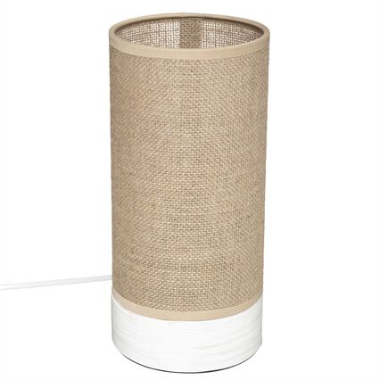 Candeeiro de mesa ELVA bege 27cm, , large