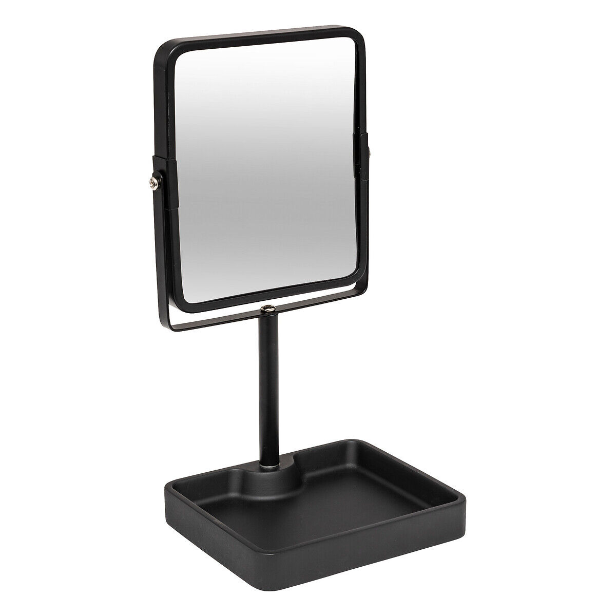 Espelho wc preto em poliresina 30cm, , large