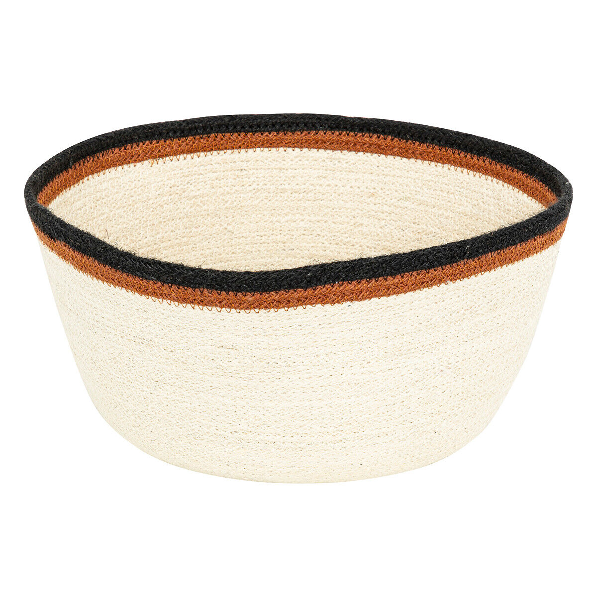 Basket multicoloured in jute, , large